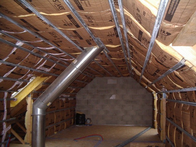 photo de combles rénover