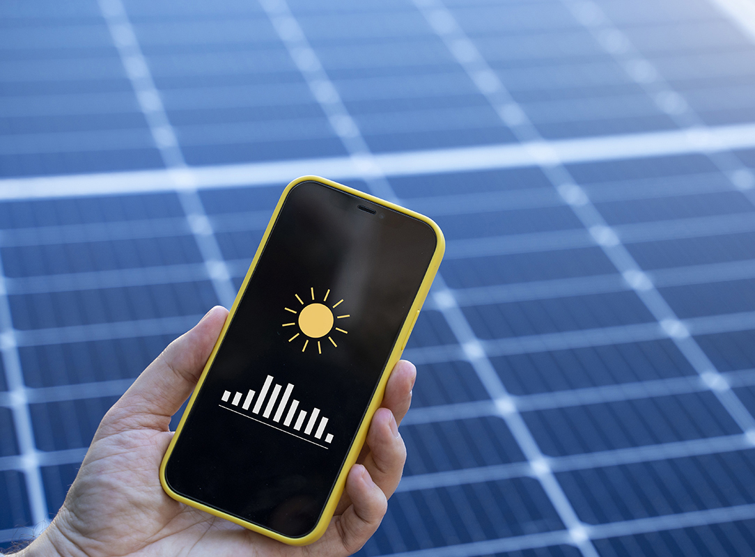 Suivi solaires smartphone