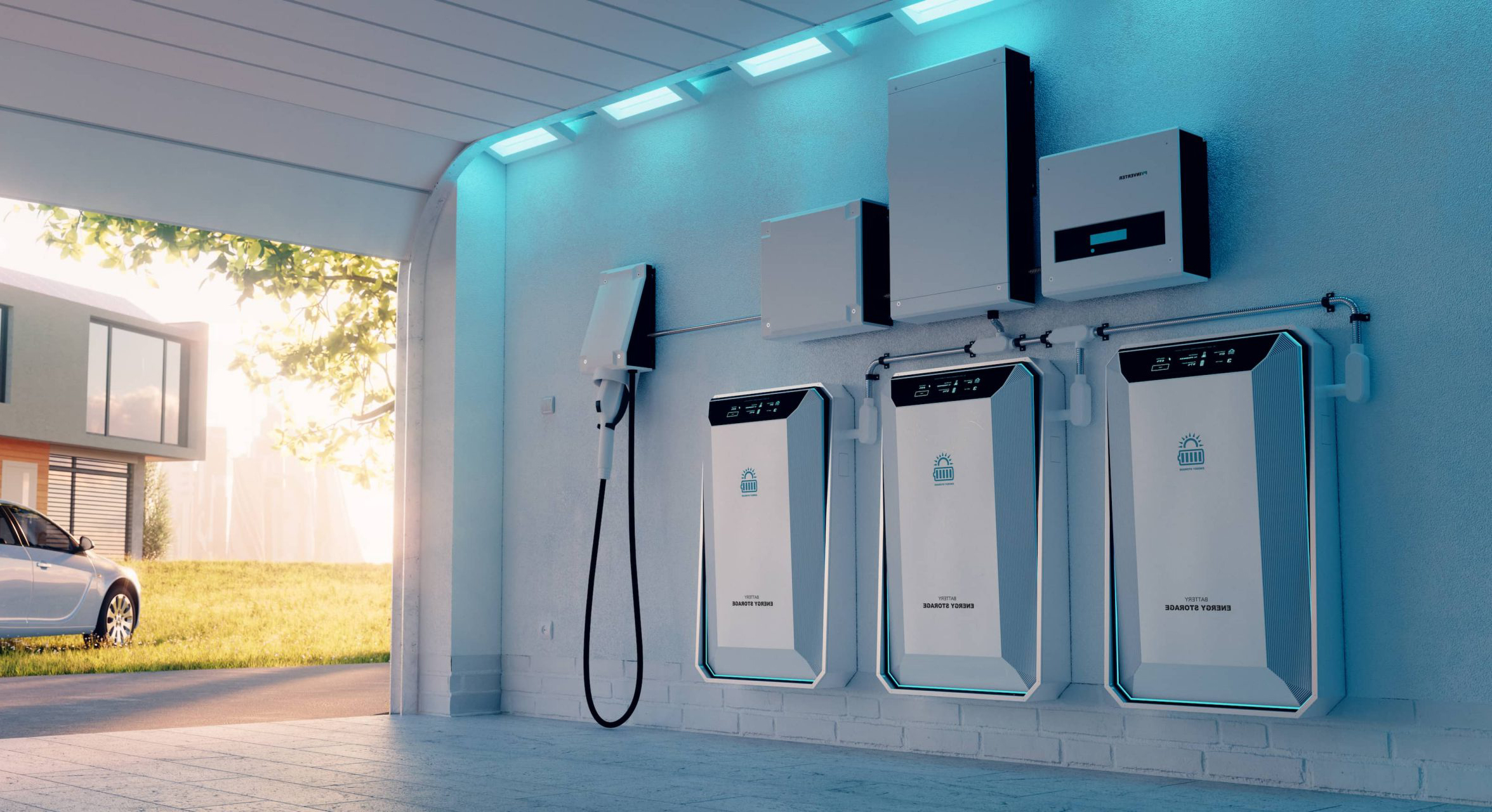 batterie panneaux solaires